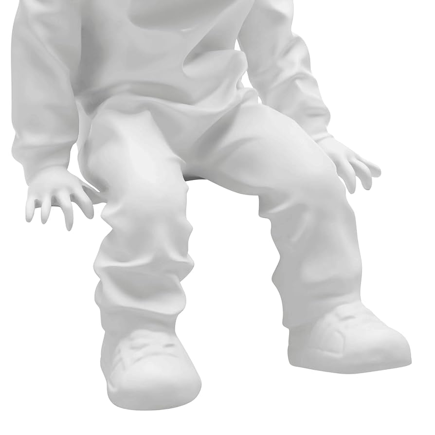 Amazon.com: Cool Dude with Hoodie Sculpture // White